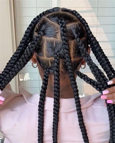 3 Tips To Getting Realistic Jumbo Knotless Braids Emily Cottontop Box