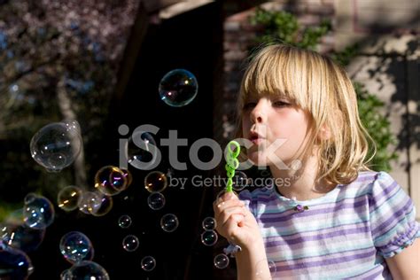 Blowing Bubbles Stock Photo Royalty Free Freeimages