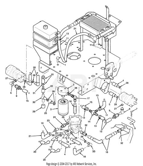 Scag Sthm 22cv 70000 79999 Parts Diagram For Lower Hydraulics