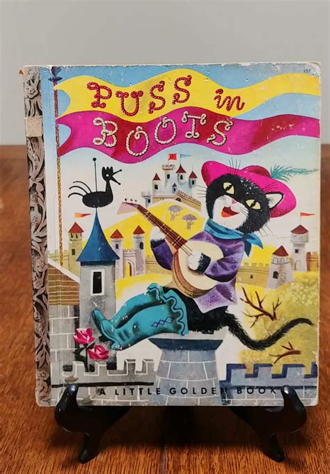 Puss In Boots 1952 Little Golden Book First Edition Childrens