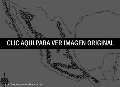 Mapa Orográfico De México Mapa De México