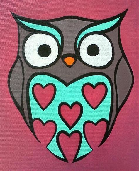 Owl Love Painting Love Painting Owl Owl Pictures