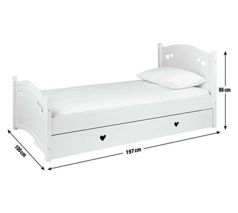 Buy Habitat Mia Single Bed Frame White Kids Beds Argos White