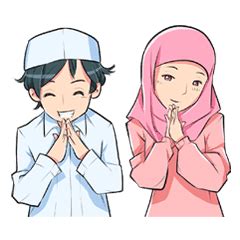 Maybe you would like to learn more about one of these? Muslim Couple : Ramadan - LINE stickers | LINE STORE