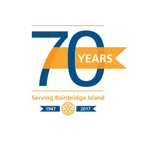 70th Anniversary For Rotary Club Of Bainbridge Island Rotary Club Of