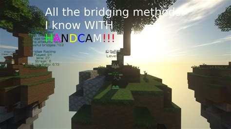 All The Bridging Methods I Know Minecraft Bedwars Youtube