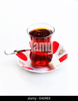 Turkish Tea In Tulip Glass Stock Photo Alamy