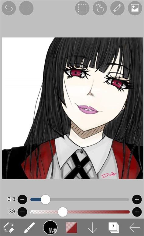 Yumeko Jabami Drawing