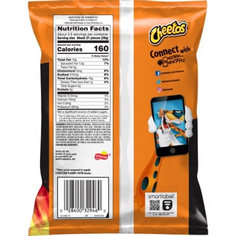 Cheetos Crunchy Xxtra Flamin Hot Cheese Flavored Snacks Oz