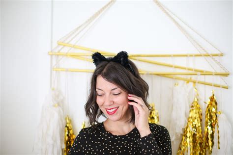 Diy Cat Ears Headband For Halloween