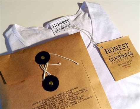Get free stickers from clothing company coast apparel. Honest To Goodness Clothing Packaging on Behance