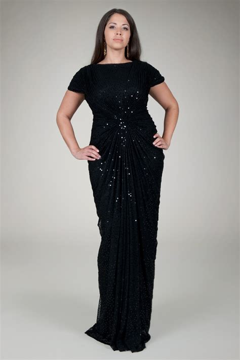 5 plus size black gowns that you will love 4