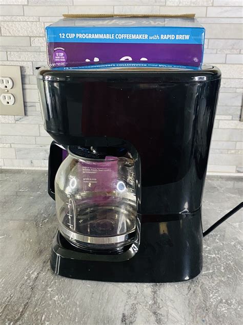 Mr Coffee Advanced Brew 5 Cup Programmable Maker Blackchrome