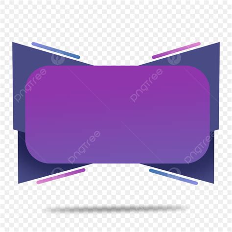 Purple Box Clipart Vector Purple Text Box Banner Label Text Box Png