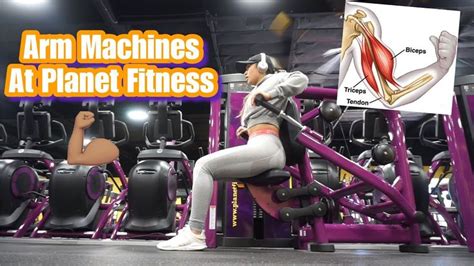 arm machines💪🏽 at planet fitness beginner friendly planet fitness workout planet fitness