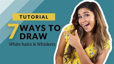 How To Draw White Hairs And Whiskers For Colour Pencil Artists Youtube