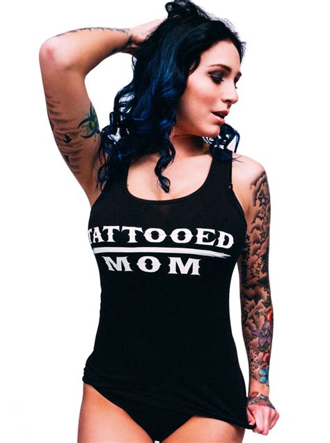 Womens Tattooed Mom Tank By Steadfast Brand Black Inked Shop