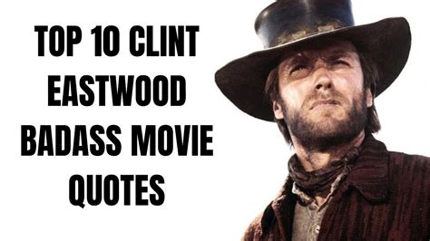 Top Clint Eastwood Badass Movie Quotes YouTube