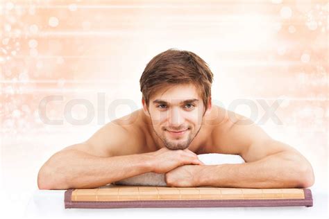 Man Massage Stock Image Colourbox