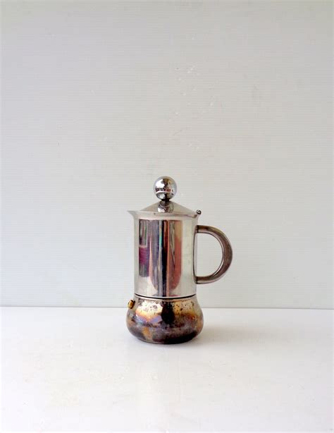 Italian Large Inox 18 10 Coffee Maker Espresso Machine Etsy