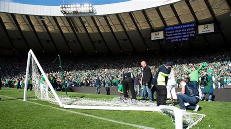 Pitch Invasion Follows Hibernians Scottish Cup Success Football News