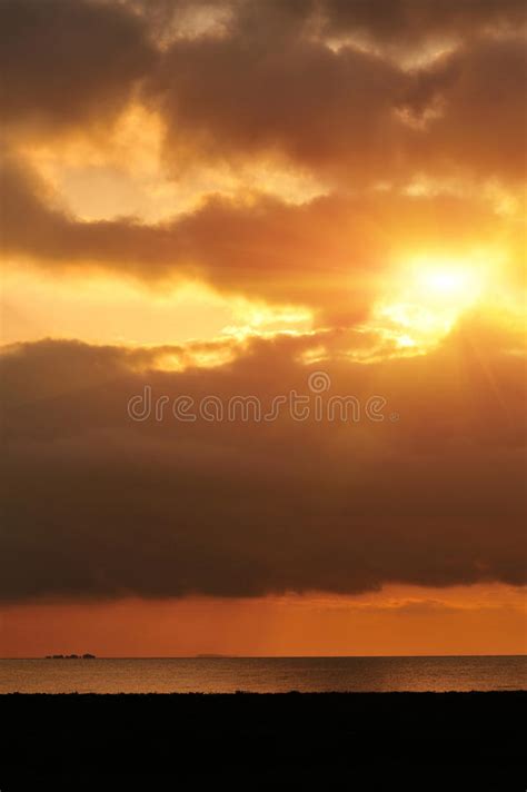 Sunrise On Qinghai Laketibetchina Stock Photo Image Of Highland
