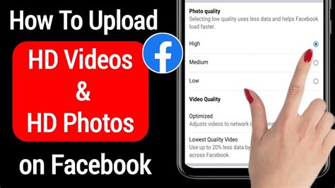 how to upload hd photo and hd videos in facebook 2022 upload high quality photos on facebook