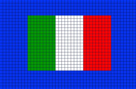 Flag Of Italy Pixel Art Pixel Art Italy Flag Pixel Art Design