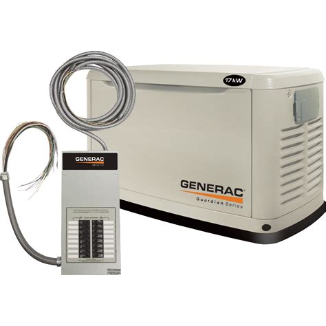 Product Free Shipping — Generac Guardian Series Air Cooled Automatic Standby Generator — 17 Kw
