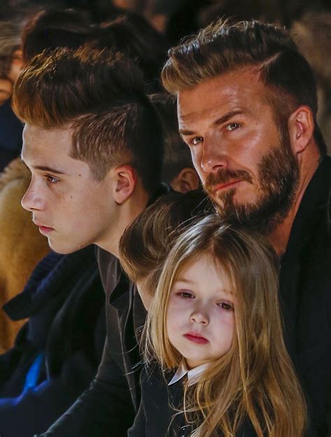David Beckham Teaches Daughter Harper To Ride A Bicycle