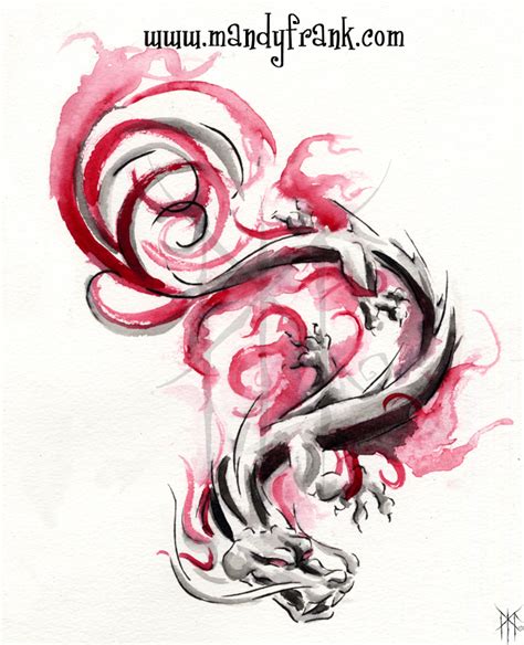 Chinese Dragon Watercolor At Explore Collection Of
