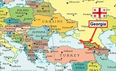 Georgia Mapa Mundo | Mapa Região