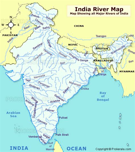 Map Of India Ganga River Maps Of The World