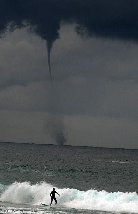 The Spectacular Moment A Sea Tornado Forms Off The Coast Of Australia