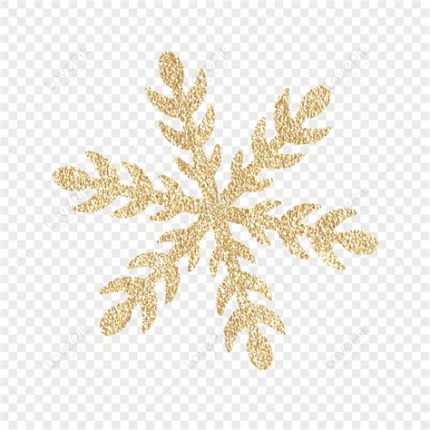 Golden Snowflake Christmas Snowflakes Gold Snowflakes Transparent