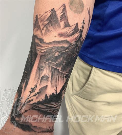 Share More Than 78 Waterfall Tattoo Sleeve Super Hot Incdgdbentre