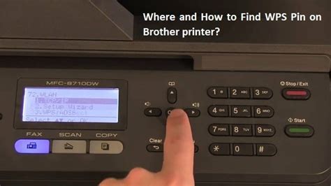 Where And How To Find Wps Pin On Brother Printer