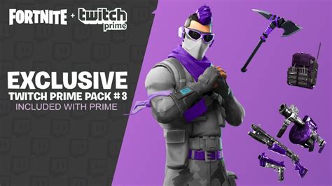Twitch Prime Twitch Prime Pack 2 Fortnite Trailer Youtube