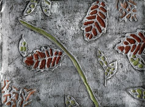 5 Easy Steps To Create Embossed Foil Relief Wall Art Julie Hammer