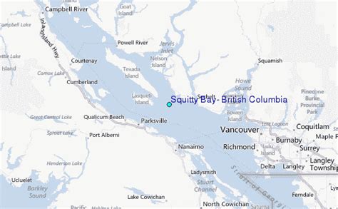 Squitty Bay British Columbia Tide Station Location Guide