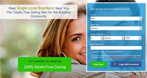 Unlike a lot of other sites that claim to be free, but the moment you want to do something, like message someone, you have to pay, free singles 247 is completely free always. Free dating for Brazilian | 100% Totally Free Dating Site ...