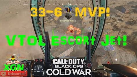 Cod Black Ops Cold War Vtol Escort Scorestreak Gameplay Youtube