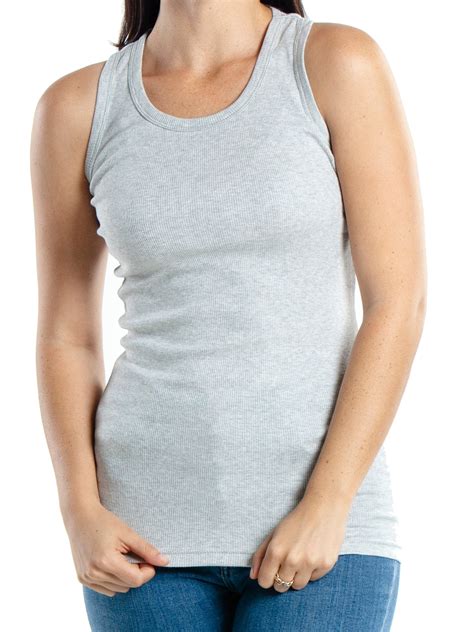 Emprella Tank Tops For Women 100 Cotton Ribbed Racerback Tanks For Casual Sports