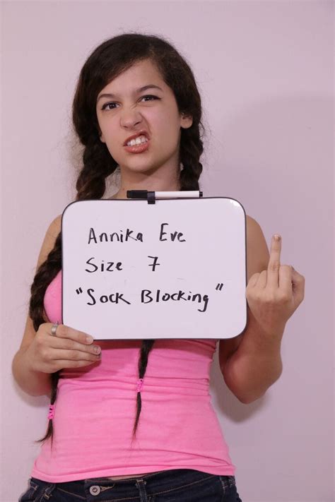 Sock Blocking With Annika Eve Genuine Tickling
