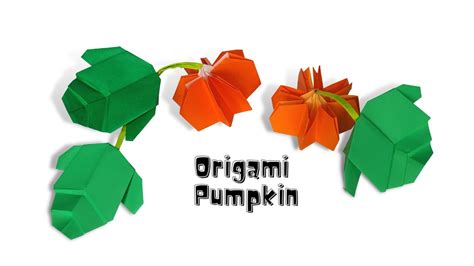 Origami Pumpkin Tutorial Easy Origami For Beginners Thanksgiving