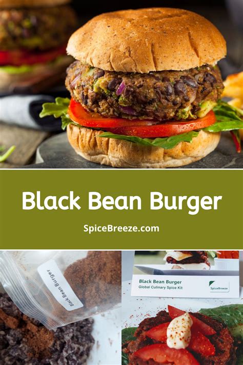 Global Black Bean Burger Spicebreeze