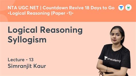 Logical Reasoning Syllogism Logical Reasoning Nta Ugc Net Jrf 2021