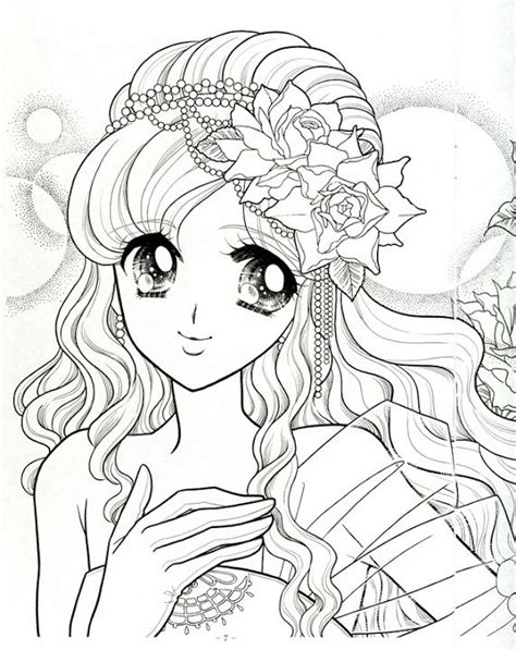 Japanese Shoujo Coloring Book 3 Mama Mia Picasa Web Albums Princess