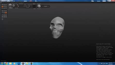 Skull Sculptris Youtube