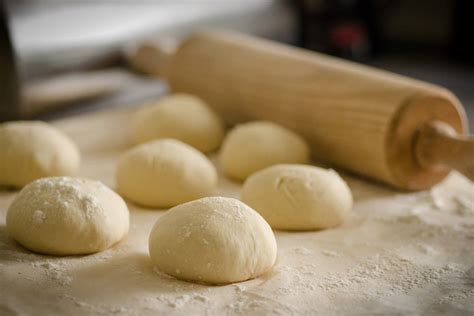 Pizza Dough Rolling Pin Royalty Free Photo
